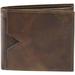 Guess Men's Naples Zipper Billfold Genuine Leather Wallet