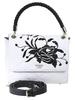 Guess Women's Heather Embroidered Flap Satchel Handbag