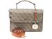 Guess Women's Jacqui Monogram Grommet Satchel Handbag