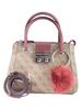 Guess Women's Logo Luxe Small Society Satchel Handbag