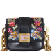 Guess Women's Morada Handbag Micro Mini Flap Bag - Black Multi