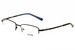 Harley Davidson Men's Eyeglasses HD712 HD/712 Semi-Rim Optical Frames