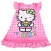 Hello Kitty Toddler Girl's Short Sleeve Nightgown Pajama Sleepwear