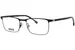 Hugo Boss 1637 Eyeglasses Men's Full Rim Rectangle Shape - Matte Black Ruthenium-TI7