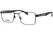 Hugo Boss 1769 Eyeglasses Men's Full Rim Rectangle Shape - Matte Black-003