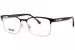 Hugo Boss 1921/G/U Eyeglasses Men's Full Rim Rectangle Shape - Matte Brown/Palladium-AMC