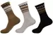 Hugo Boss Men's 3-Pairs Short Socks Stripe Logo