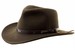 Indiana Jones Men's Crushable Wool Felt Outback Hat