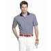 Izod Men's Short Sleeve Striped Shell Performance Polo Shirt