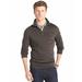 Izod Men's Solid Heavy 1/4 Zip Long Sleeve Jersey Sweater Shirt