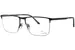 Jaguar 33625 Eyeglasses Semi Rim Rectangle Shape - Black-4200