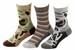 Jefferies Toddler/Little Boy's 3-Pairs Camouflage Stripe Crew Socks