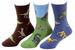 Jefferies Toddler/Little Boy's 3-Pairs Dino Crew Socks