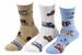 Jefferies Toddler/Little Boy's 3-Pairs Transportation Crew Socks