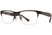 John Varvatos V181 Eyeglasses Men's Semi Rim Rectangular Optical Frame