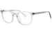 John Varvatos VJV442 Eyeglasses Men's Full Rim Square Shape - Smoke Crystal-SMK3
