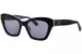 Kate Spade Daina-2/G/S Sunglasses Women's Cat Eye - Black/Grey-807/IR