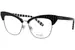 Kate Spade KS Janna-2/G Eyeglasses Women's Full Rim Cat Eye - Black-807