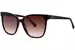 Kendra Scott KE605S Sunglasses Women's Rectangle Shape - Dark Tortoise/Brown Gradient-242