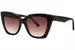 Kendra Scott KE611S Sunglasses Women's Cat Eye - Dark Tortoise/Tiger Eye/Brown Gradient-254
