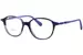 Lafont Oscar Eyeglasses Youth Kids Full Rim Round Shape - Blue-3157-Eco