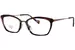 Lafont Paris Tilda Eyeglasses Women's Full Rim Rectangle Shape - Black/Tortoiseshell-1096