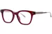 Linda Farrow Evans LFL1508 Eyeglasses Full Rim Rectangle Shape - Burgundy/Light Gold-005