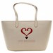 Love Moschino Women's Applied Logo Tote Carry-All Handbag