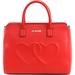 Love Moschino Women's Double Heart Shoulder Satchel Handbag