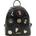 Love Moschino Women's Embroidered Flower Book Bag Backpack