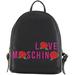 Love Moschino Women's Embroidered Rose Backpack Bag