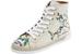 Love Moschino Women's Fashion Embroidered Canvas High Top Sneakers Shoes