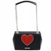 Love Moschino Women's Heart & Logo Flap-Over Satchel Handbag
