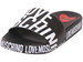 Love Moschino Women's Logo Pool Slides Sandals - Black