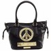 Love Moschino Women's Peace Leather Bucket Tote Handbag