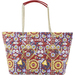 Love Moschino Women's Pinball Patterned Quilted Shoulder Tote Handbag