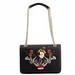 Love Moschino Women's Printed Saffiano Flap-Over Satchel Handbag