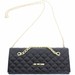 Love Moschino Women's Quilted Chain Crossbody Envelope Clutch Handbag