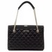 Love Moschino Women's Quilted Crocodile Leather Shoulder Handbag