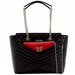Love Moschino Women's Quilted Double Chain Handle Satchel Handbag