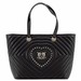 Love Moschino Women's Studded Heart Leather Tote Handbag