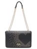 Love Moschino Women's Studded Heart Shoulder Handbag