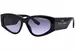 Marc Jacobs 803/S Sunglasses Women's Cat Eye - Black/Dark Grey Shaded-807/9O