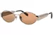 Marc Jacobs 806/S Sunglasses Women's Oval Shape - Gold/Brown/Brown-01Q/70