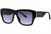 Marc Jacobs 842/S Sunglasses Men's Rectangle Shape - Black/Gold/Dark Grey Shaded-2M2/90