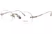 Matsuda M5015 Eyeglasses Rimless Oval Shape - Brushed Gold-BG