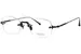 Matsuda M5015 Eyeglasses Rimless Oval Shape - Matte Black-MBK
