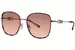 Michael Kors Empire Square-2 MK1129J Sunglasses Women's Square Shape - Rose Gold/Pink/Tortoise/Brown/Pink Gradient-110813