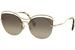 Miu Miu Women's SMU50T SMU/50T Fashion Cat Eye Sunglasses