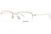Mont Blanc MB00840OK Eyeglasses Men's Semi Rim Rectangular Optical Frame